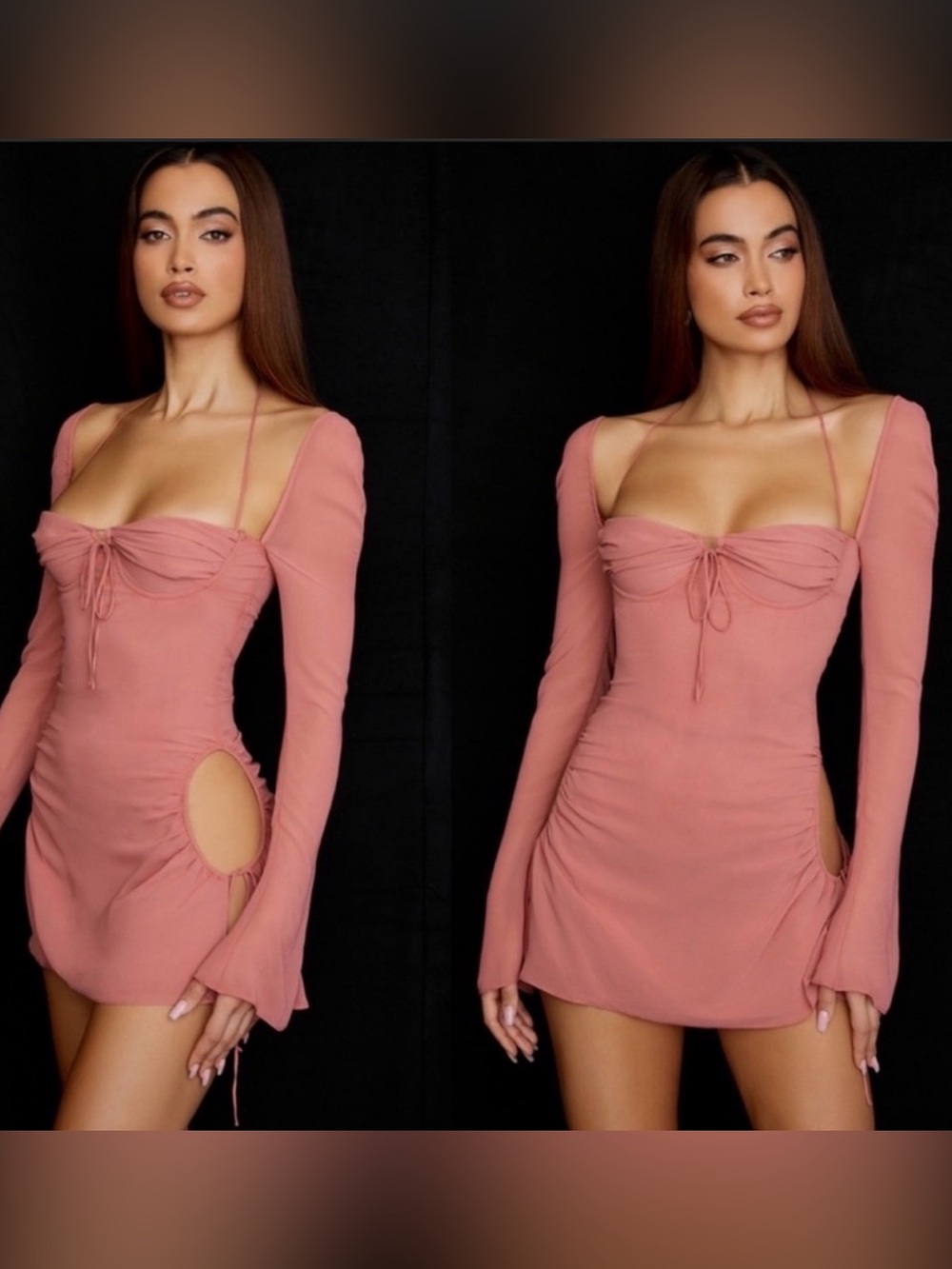 House of CB baby mini pink dress